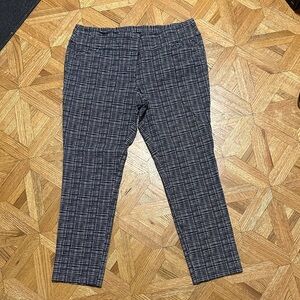 Ann Taylor Loft Marissa Skinny Plaid Pants
